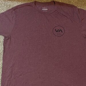 RVCA Vintage Dye Burgundy Tee